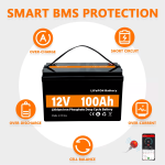 ЛиФеПО4 батерија за складиштење соларне енергије 12В 100Ах