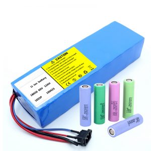 Литијумска батерија 18650 60В 12АХ литијум јонска пуњива батерија