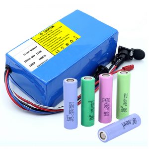 Литијумска батерија 18650 48В 12АХ 48В 500В електрична батерија са БМС-ом
